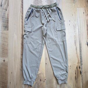 Libin Women's Khaki Jogger Tapered Pant Size Med